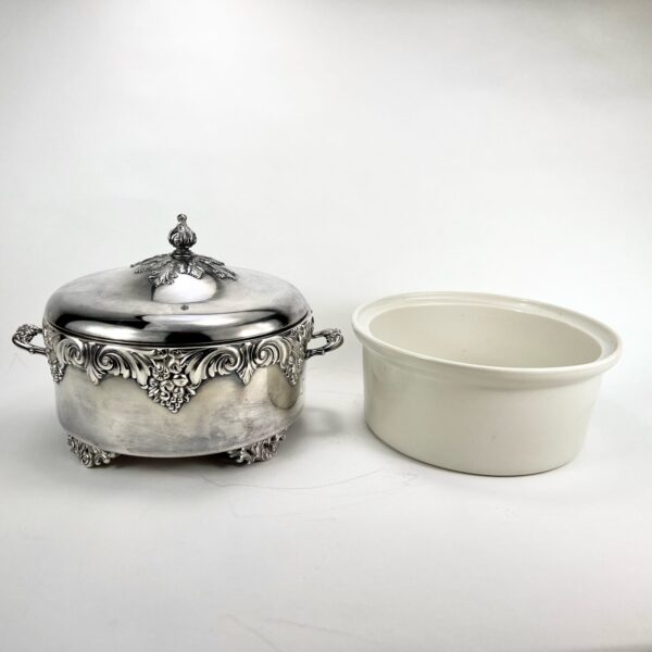 Reed & Barton King Francis Silver Plate Casserole Dish - Image 6