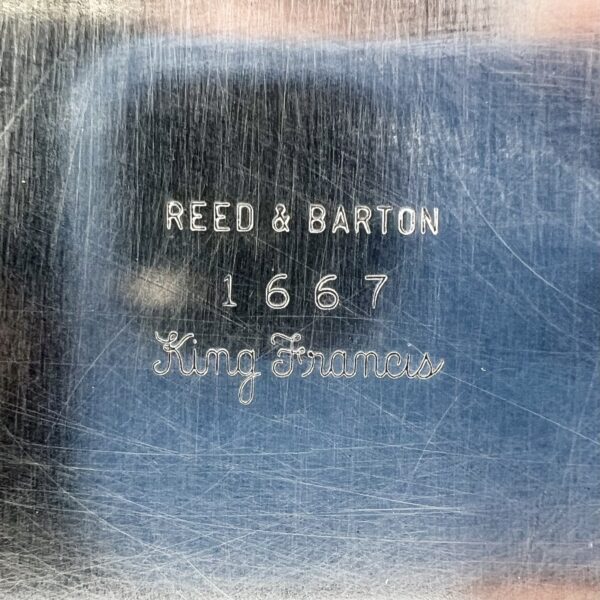 Reed & Barton King Francis Silver Plate Casserole Dish - Image 8