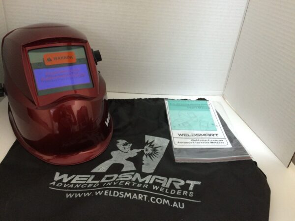 Weldsmart Auto-Darkening Welding Helmet (Red) - Image 6