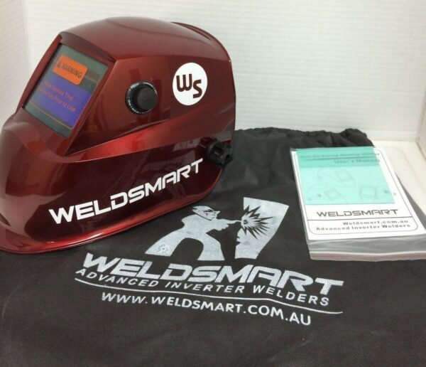 Weldsmart Auto-Darkening Welding Helmet (Red) - Image 8