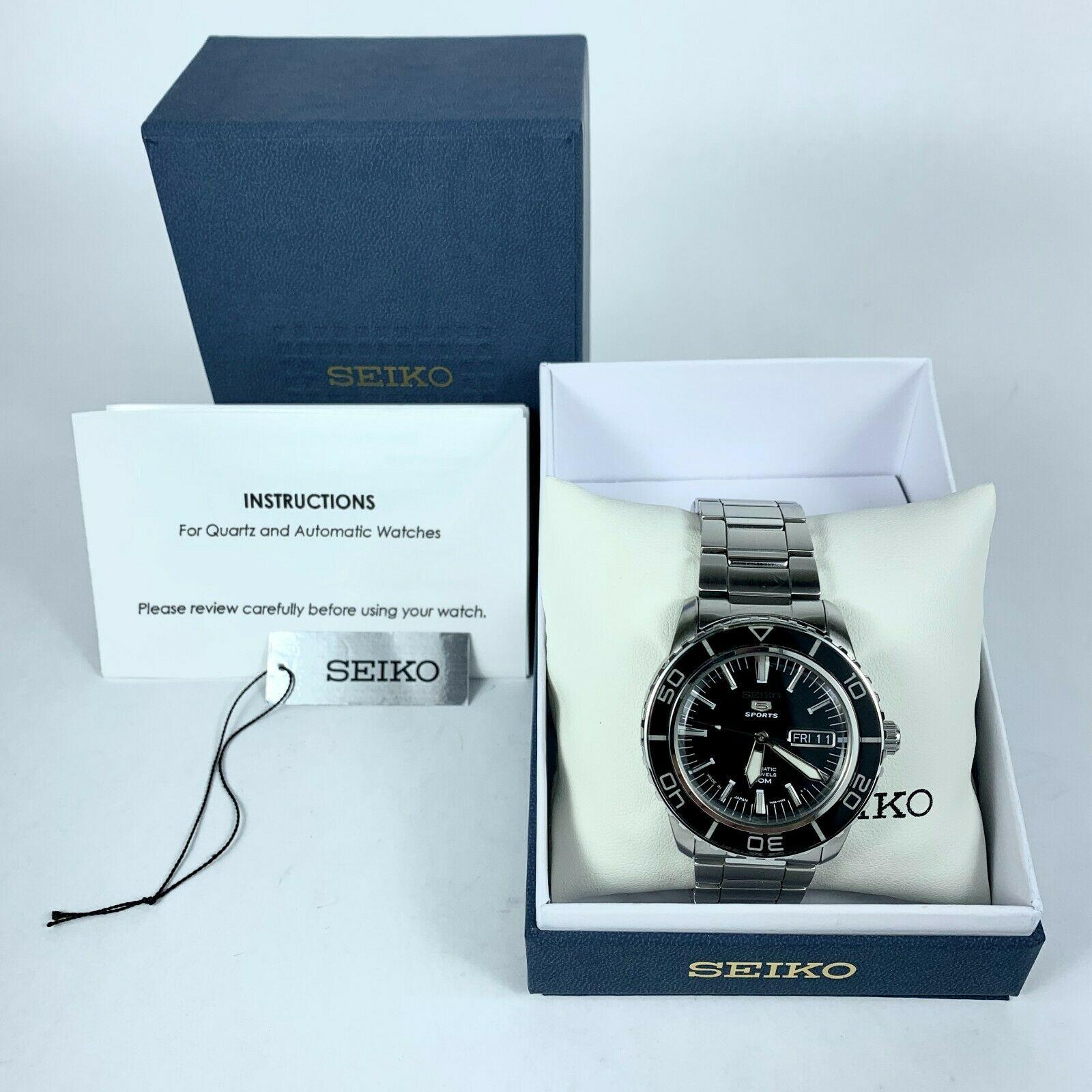 Seiko 5 Sports Stainless Steel SNZH55 7S36-04N0 Divers Automatic Watch |  Barry's Pawn and Jewelry