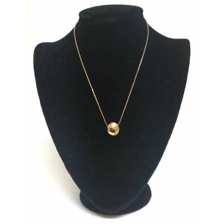 Gold-Tone-Pendant-Costume-Jewelry-Necklace-145-182456572889