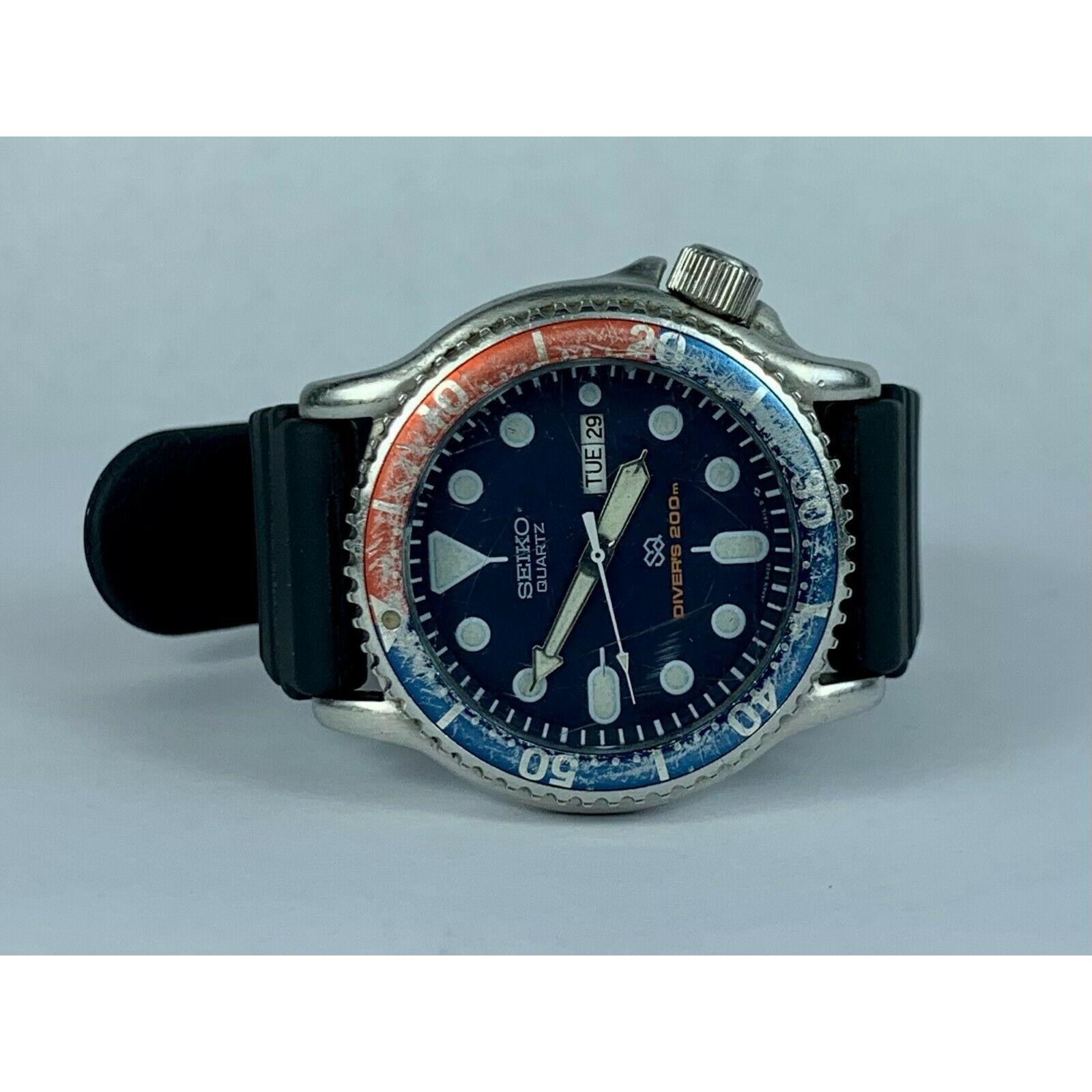 Seiko Pepsi Bezel 200m Vintage Dive Watch 5H26-7A19 | Barry's Pawn and  Jewelry