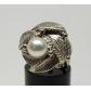 14k-White-Gold-7mm-Pearl-Leaf-Plant-Palm-Leaves-Nature-Ring-Hallmark-Happiness-184087377816-2