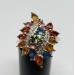 925-Sterling-Silver-Multi-colored-Topaz-Diamond-Peacock-Cocktail-Ring-8-174288096530-4