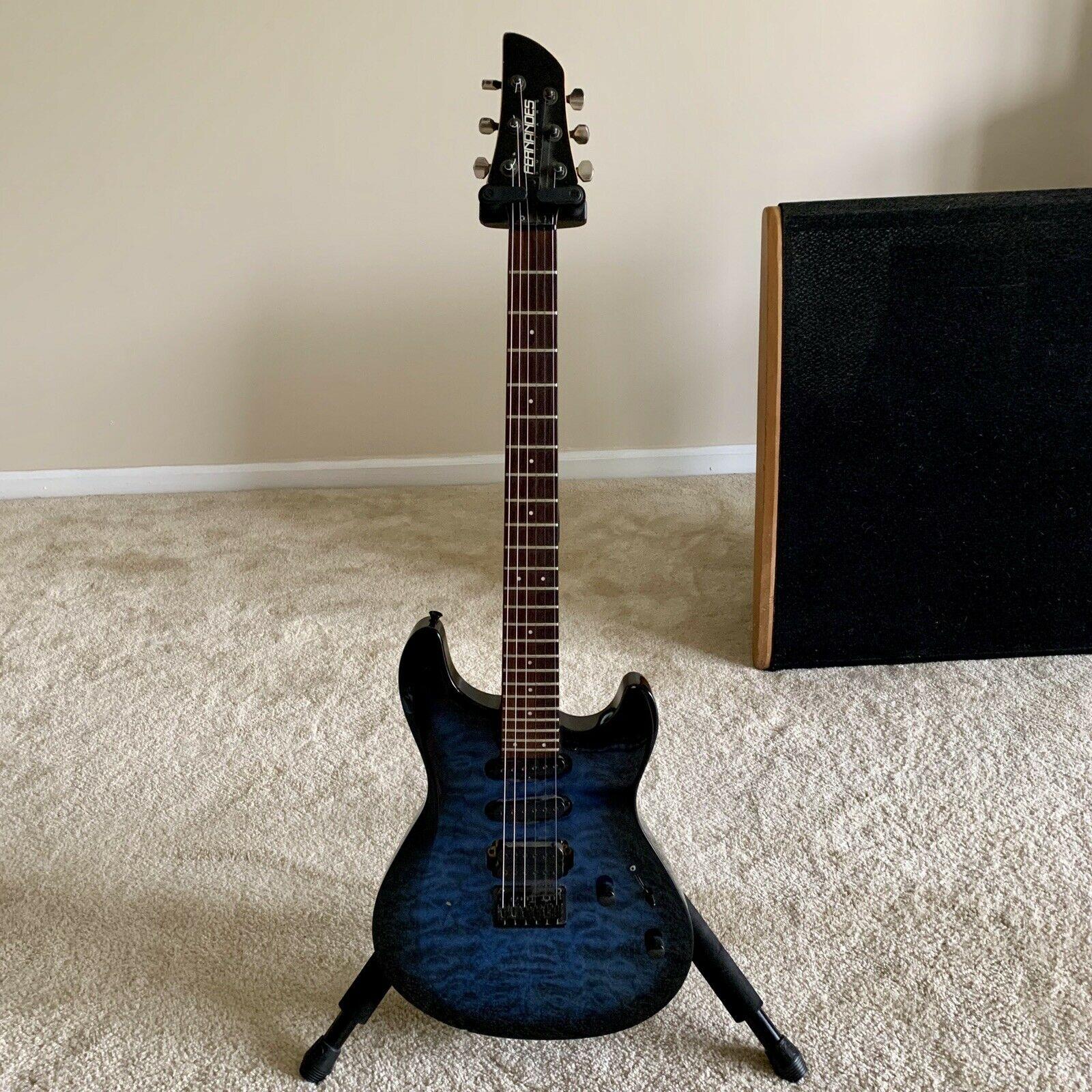 Plunderen salto Voorkeur Fernandes Dragonfly Electric Guitar HSS Blue with Soft Case | Barry's Pawn  and Jewelry