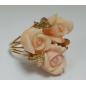14k-Yellow-Gold-Salmon-Pink-Coral-3-Rose-Flower-Floral-Ring-173482347363-4