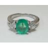 14k-White-Gold-175ct-Emerald-1ct-Diamond-Ring-173225444908-2