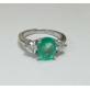 14k-White-Gold-175ct-Emerald-1ct-Diamond-Ring-173225444908-3