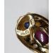 14k-Yellow-Gold-Natural-Ruby-Blue-Sapphire-Emerald-Diamond-Leverback-Earrings-174450093997-4