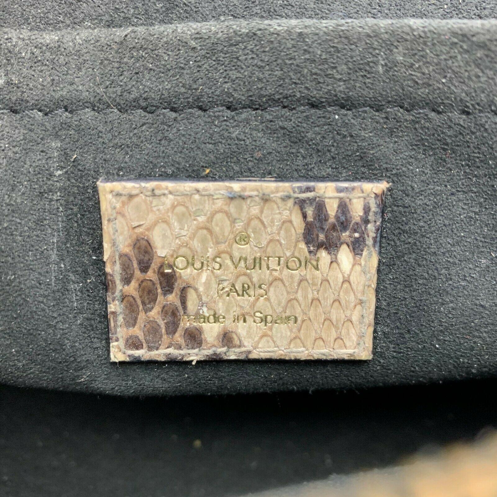 Louis Vuitton Python-Trim Monogram Saint Placide - Brown Shoulder Bags,  Handbags - LOU593913
