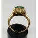 925-Sterling-Silver-Gold-Tone-Emerald-Diamond-Granulated-Ring-India-725-184306685555-4