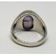14k-White-Gold-400ctw-Purple-Sapphire-Cabachon-Solitaire-Mens-Unisex-Ring-174265878183-7