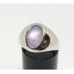 14k-White-Gold-400ctw-Purple-Sapphire-Cabachon-Solitaire-Mens-Unisex-Ring-174265878183-3