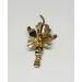 18k-750-Yellow-Gold-Orchid-Flower-Floral-Nature-Charm-Pendant-173921487851-6