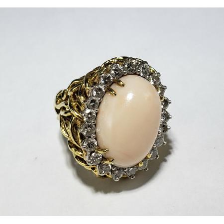 18k-Two-Tone-Yellow-White-Gold-Large-Angel-Skin-Coral-Diamond-Cocktail-Ring-174420713014