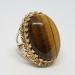 Vintage-14k-Yellow-Gold-Large-215c-Tigers-Eye-Cabochon-Solitaire-Cocktail-Ring-184431169880-3
