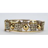 Antique-19th-Century-18k-Yellow-Gold-Seed-Pearl-Bangle-Cuff-Hinge-Bracelet-173820417513-3