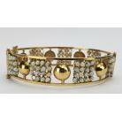 Antique-19th-Century-18k-Yellow-Gold-Seed-Pearl-Bangle-Cuff-Hinge-Bracelet-173820417513-4