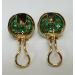 18k-Two-Tone-Gold-Emerald-Diamond-566ctw-Circle-Button-Dome-Checkered-Earrings-183414458948-7