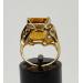 14k-Yellow-Gold-95ct-Citrine-Diamond-Cocktail-Large-Ring-Size-6-174271697925-6