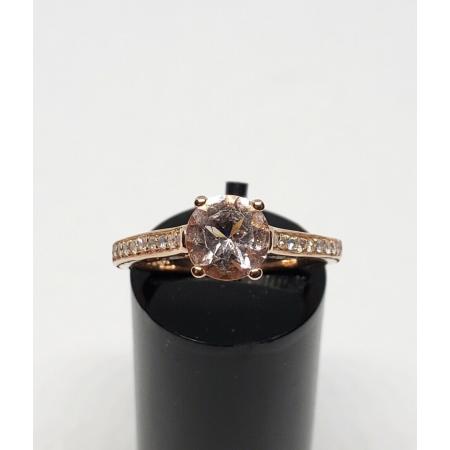 14k-Rose-Gold-115ct-Morganite-Pink-Beryl-Diamond-Engagement-Ring-184199273506