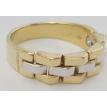 Chimento-18k-750-Two-Tone-White-Yellow-Gold-Link-Designer-Ring-Size-13-172718844199-2