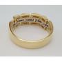 Chimento-18k-750-Two-Tone-White-Yellow-Gold-Link-Designer-Ring-Size-13-172718844199-4