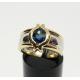 14k-Two-Tone-Yellow-White-Gold-125ct-Blue-Sapphire-Solitaire-Ring-174276428211-3