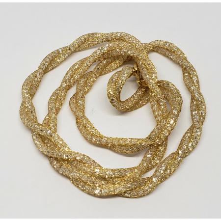 10k-Yellow-Gold-Double-Stranded-Twisted-Cubic-Zirconia-CZ-Barrel-Necklace-18-184481570367