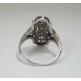 Art-Deco-Platinum-Diamond-Sapphire-Filigree-Ring-173359625886-5