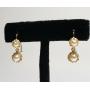 14k-Yellow-Gold-Double-Pearl-Drop-Down-Dangle-Hanging-Hook-Earrings-1-184288295936-3