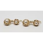 14k-Yellow-Gold-Double-Pearl-Drop-Down-Dangle-Hanging-Hook-Earrings-1-184288295936-2