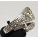 Vintage-14k-White-Gold-196ctw-Round-Diamond-Band-Bypass-Horseshoe-Nail-Ring-173961481819-5