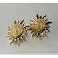 14k-Yellow-Gold-Sun-Rays-Face-Celestial-Leverback-Textured-Earrings-184397795463-2