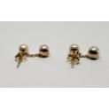14k-Yellow-Gold-Double-Pearl-Drop-Down-Dangle-Hanging-Stud-Earrings-58-184289626650-2