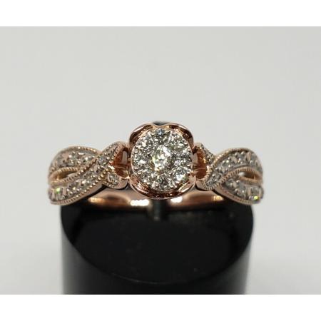 10k-Rose-Gold-Diamond-Split-Shank-Heart-Engagement-Cluster-Illusion-Setting-Ring-184398881977