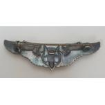 Vintage-WW2-WWII-Sterling-Silver-Air-Force-Aircraft-Wings-Aerial-Gunner-Pin-172819496405-2