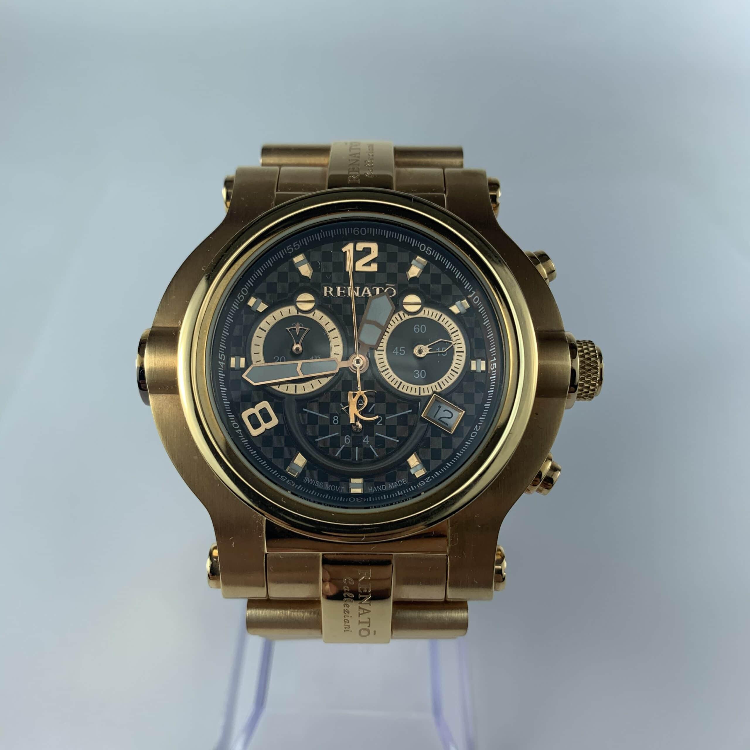 Renato Beast Rose Gold Chronograph Swiss Movt Watch | Barry's Pawn and ...