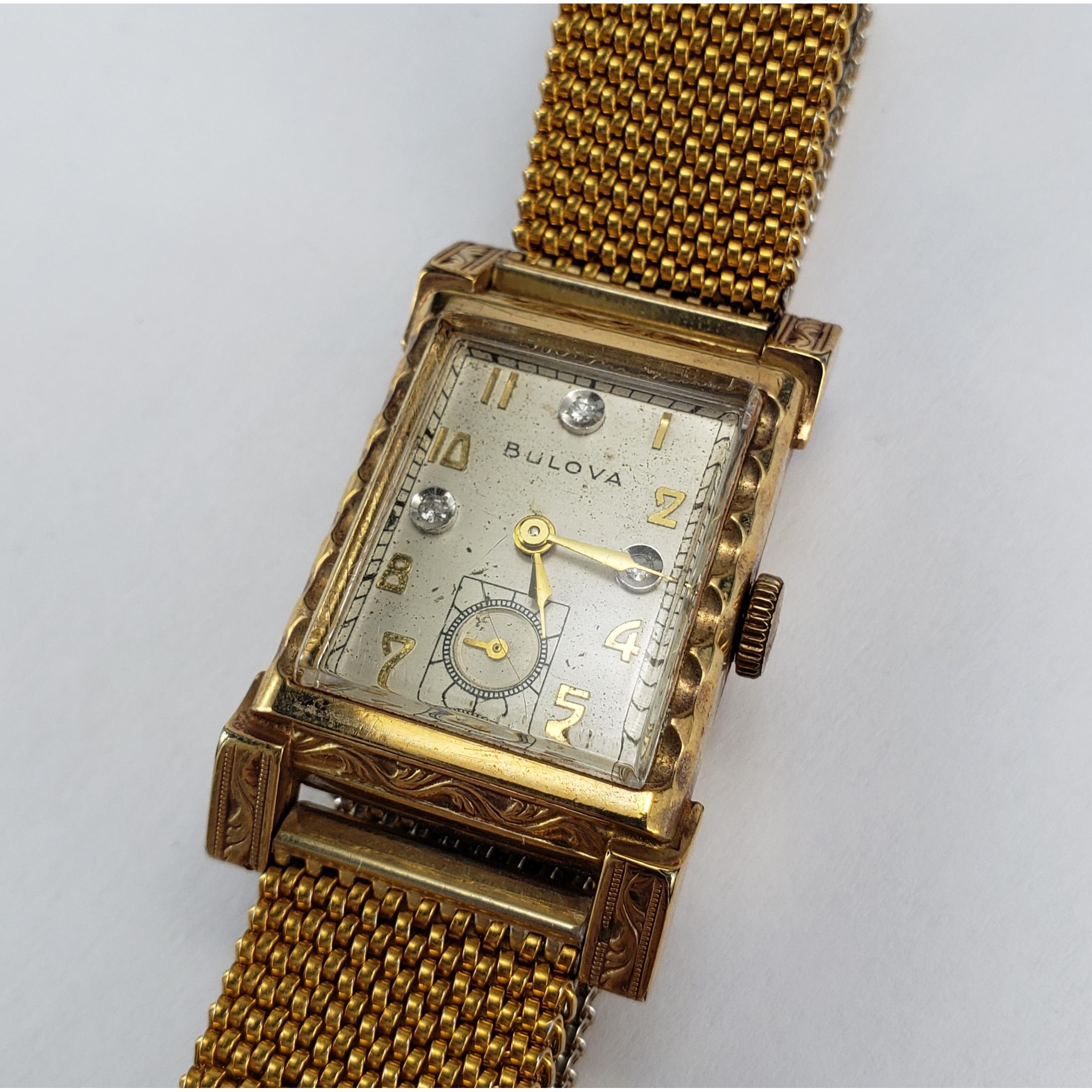 Vintage Bulova Watch 17 Jewels Watch With 10k Gold Filled Band | lupon ...