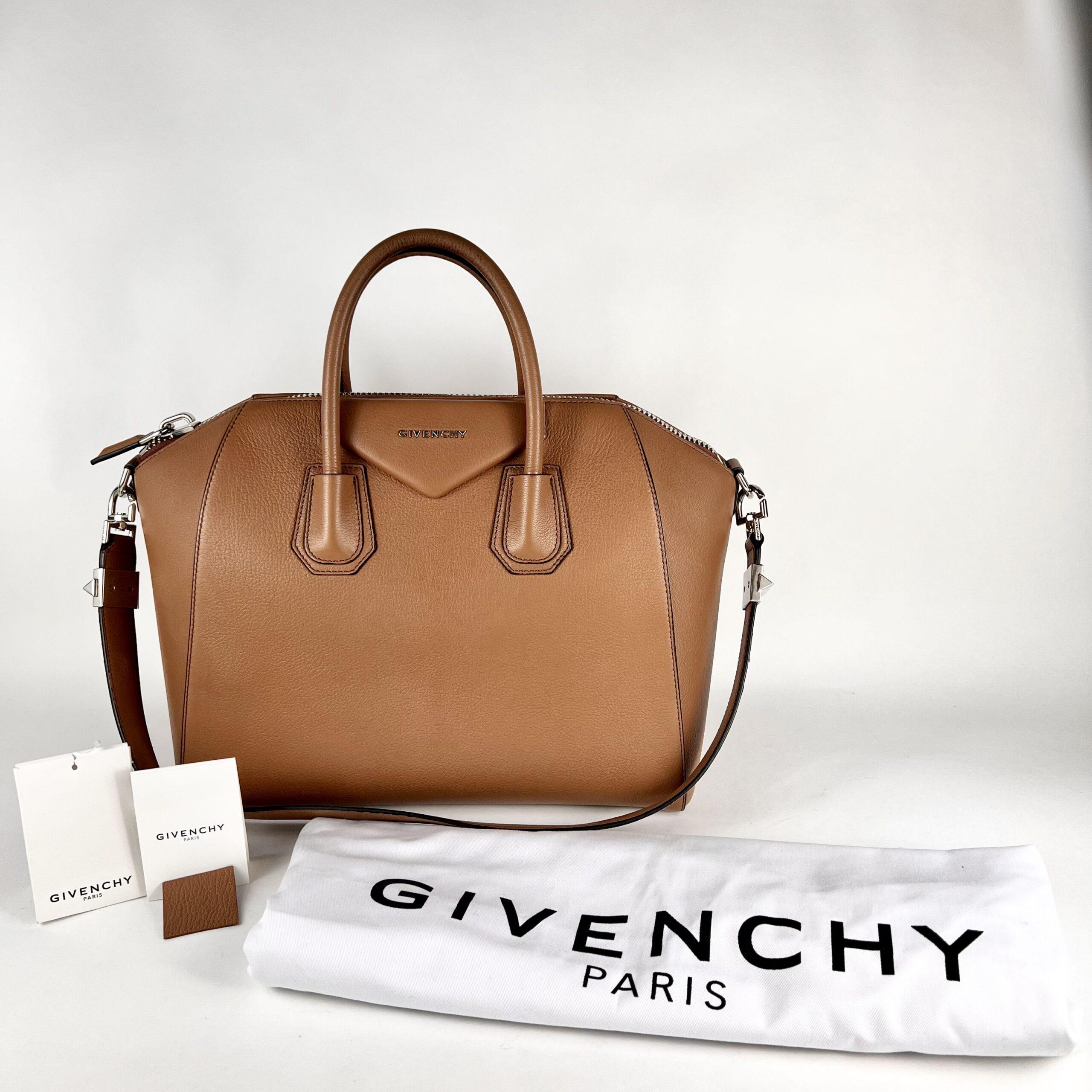 Givenchy Medium Antigona Sugar Goatskin Caramel Brown Bag | Barry's Pawn  and Jewelry