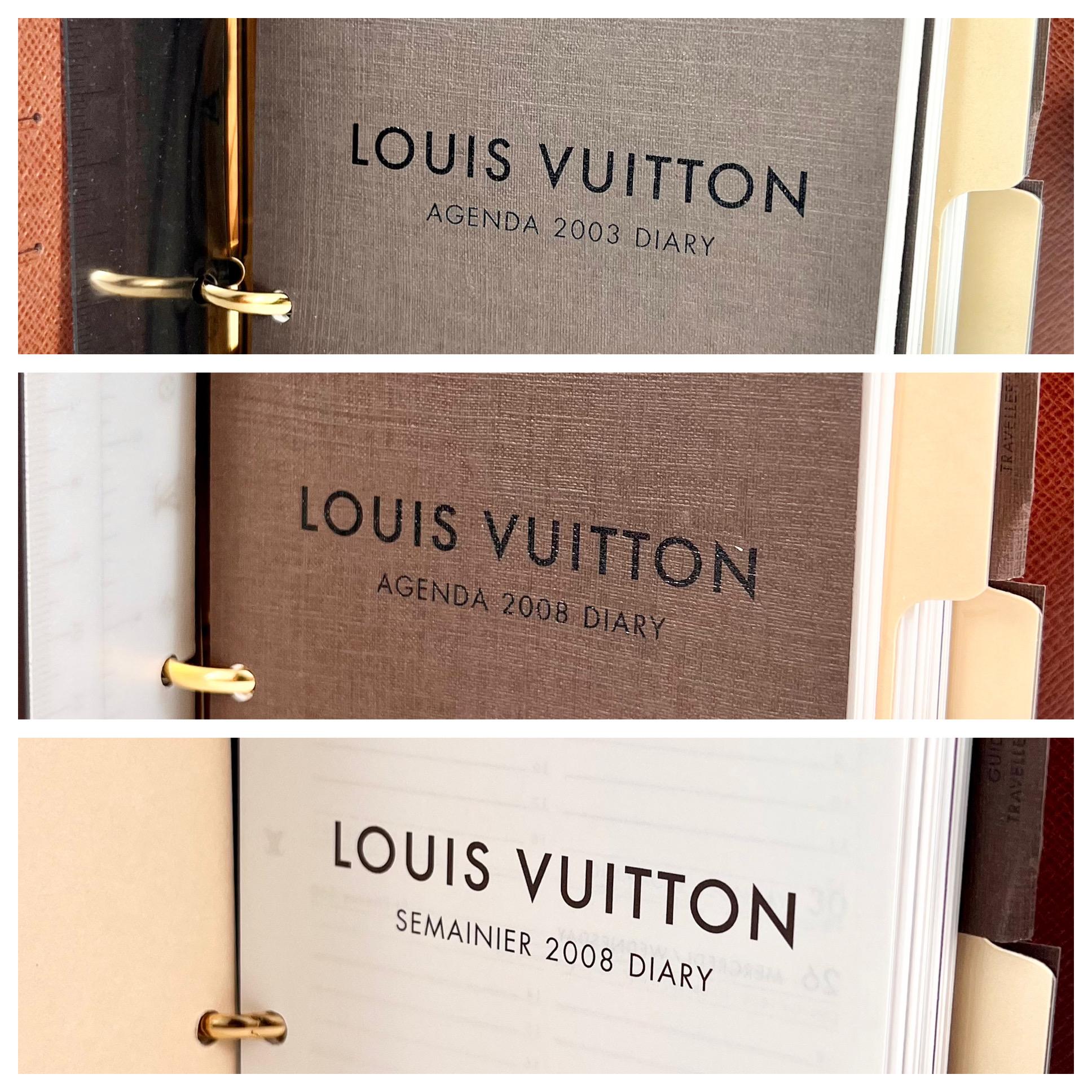 Louis Vuitton Monogram MM Agenda Cover w/ Accessories