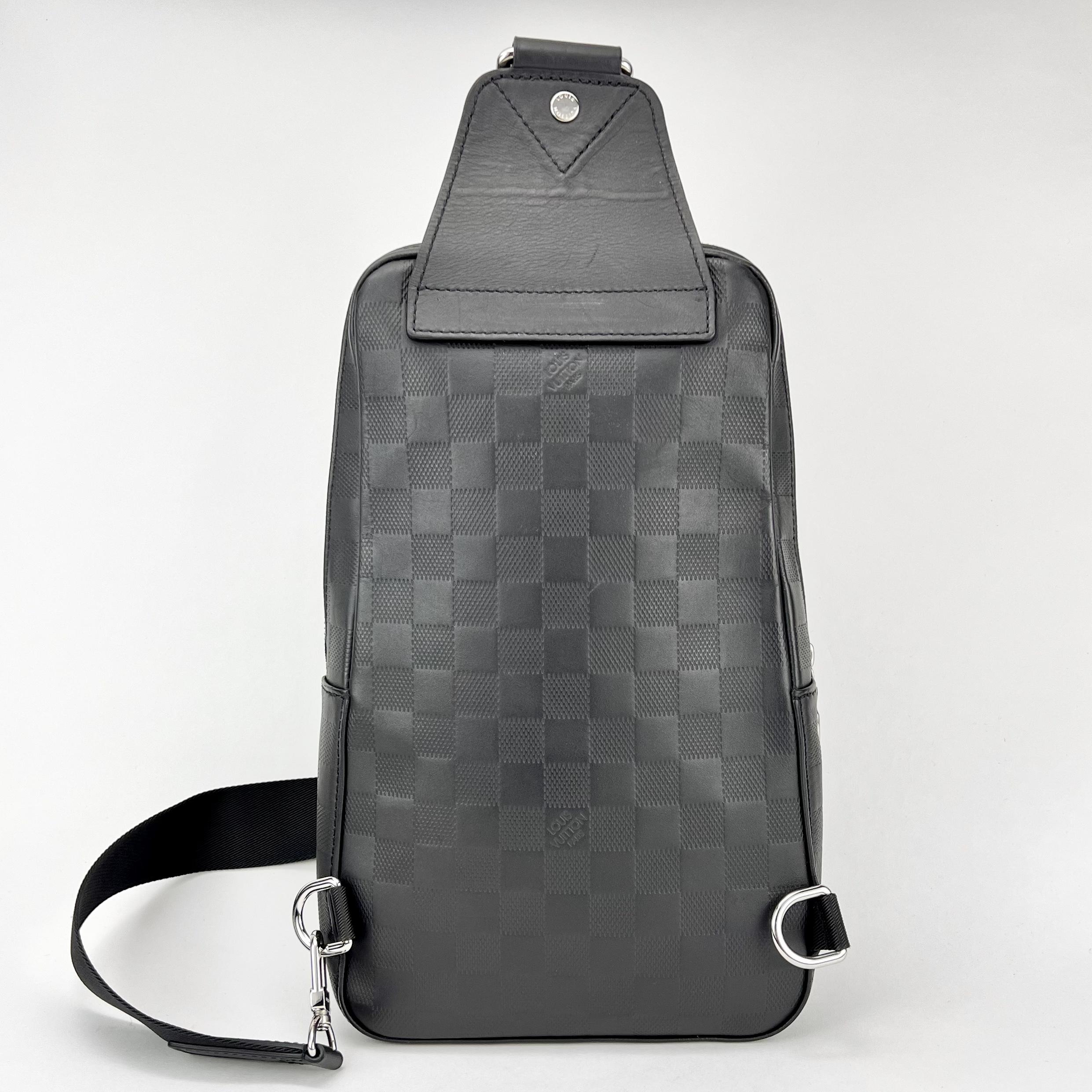 Louis Vuitton Avenue Sling Bag Damier Infini Leather Shoulder Bag